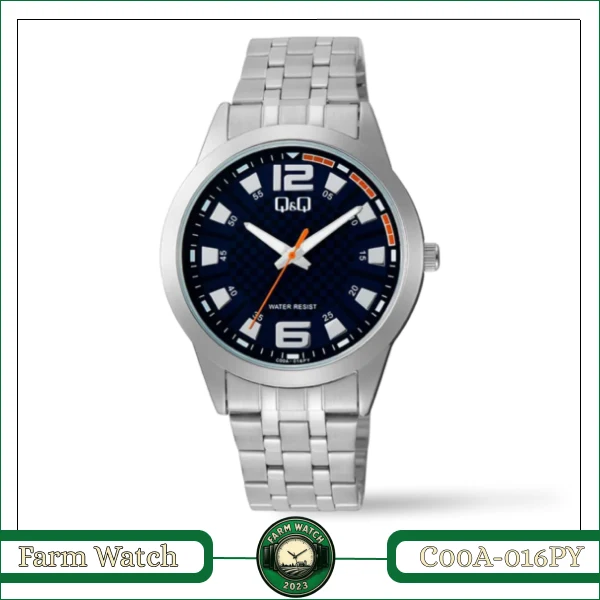 ساعت مردانه کیو اند کیو C00A-016PY ساعت مچی مردانه کیو اند کیو مدل C00A-016PY