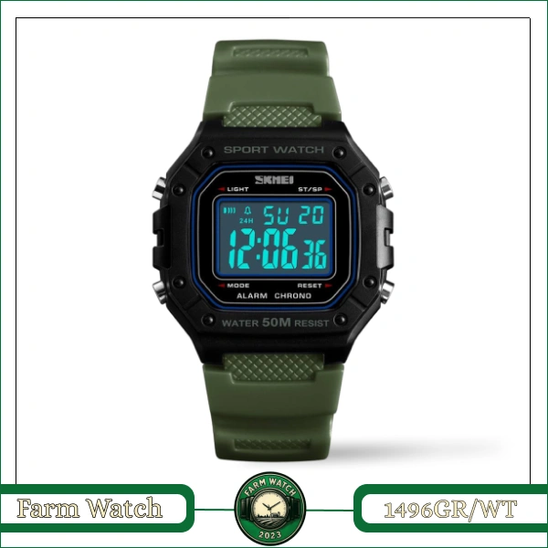 ساعت مچی دیجیتال اسکمی مدل 1496GR/WT
